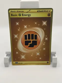 Pokemon Basic Fighting Energy Secret Rare 258/198 Scarlet & Violet Holo Card - Image 1