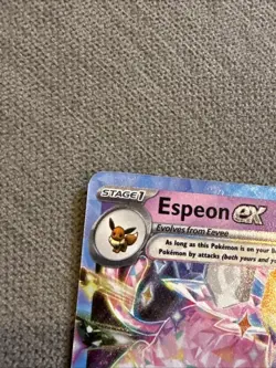 Pokemon TCG Espeon EX Double Rare Prismatic Card 034/131 - Image 2