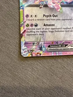 Pokemon TCG Espeon EX Double Rare Prismatic Card 034/131 - Image 5