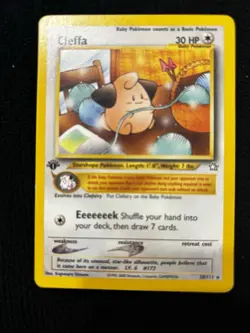 Cleffa Neo Genesis 1st Edition non holo Card 20/111 vintage - Image 1