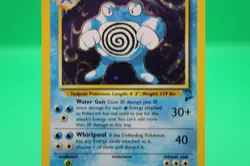 Poliwrath Base Set 15/130 Rare Holo Pokemon Card 1999 WOTC - Played MP - Image 3
