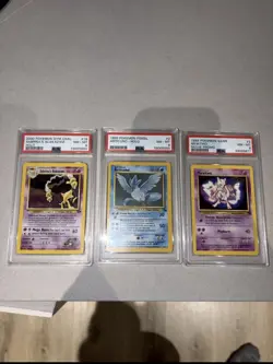 PSA TCG Graded Bundle 3 Cards - Image 1