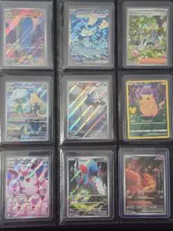 Pokemon Binder Collection Scarlet Violet Cards All Near Mint Excellent Condition - Image 1