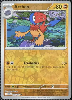 Archen 050/086 Sv: White Flare Reverse Holo - Pokemon Card - Image 1