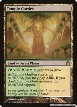 Temple Garden [RTR - 248] - DM [Normal] TCG MTG - Image 1