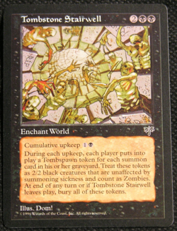 Tombstone Stairwell - MtG Magic the Gathering - Mirage *NM* - Image 1
