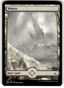 Wastes (183) - Full Art Oath of the Gatewatch Regular MTG NM - Image 1