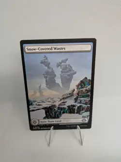 MTG Snow-Covered Wastes Full Art Full Art 309 Modern Horizons 3 Magic - Image 1