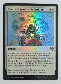 The Last Ronin's Technique 12 FOIL TMT Teenage Mutant Ninja Turtles MTG Magic NM - Image 1