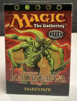 MAGIC THE GATHERING CHAMPIONS OF KAMIGAWA: SNAKE'S PATH THEME DECK WOC96909-SP - Image 1