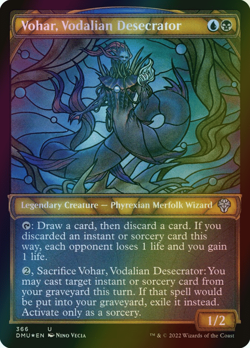 MTG Vohar, Vodalian Desecrator Showcase Foil ** Dominaria United ** English (NM) - Image 1