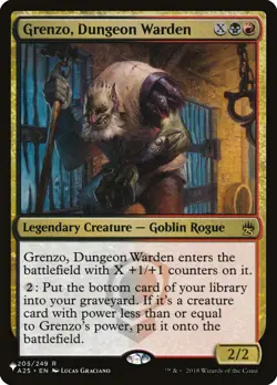 MTG Grenzo, Dungeon Warden ** The List ** English (NM) - Image 1