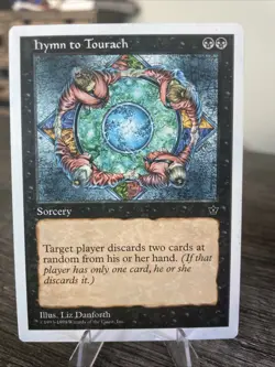 Magic the Gathering FALLEN EMPIRES 5th Edition - Hymn to Tourach - Liz Danforth - Image 1