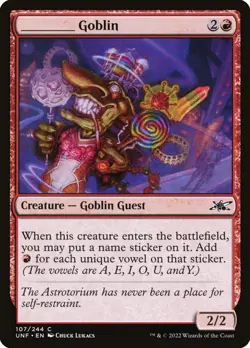 MTG _____ Goblin ** Unfinity ** English (NM) - Image 1