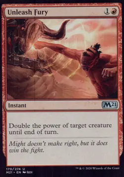 Core Set 2021 #170 Unleash Fury - Image 1