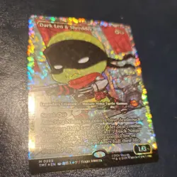 Dark Leo & Shredder (Showcase) (Fracture Foil) Teenage Mutant Ninja Turtles Foil - Image 1