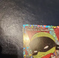 Dark Leo & Shredder (Showcase) (Fracture Foil) Teenage Mutant Ninja Turtles Foil - Image 3