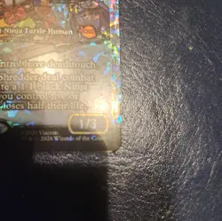 Dark Leo & Shredder (Showcase) (Fracture Foil) Teenage Mutant Ninja Turtles Foil - Image 5