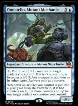 MTG TMT Donatello, Mutant Mechanic Normal NM - Image 1