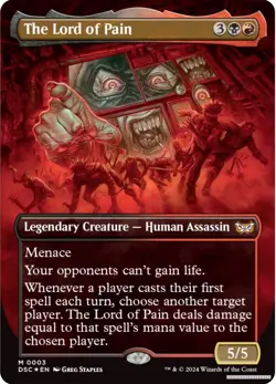 The Lord of Pain (Borderless) [DSC - 3] - NM [Normal] TCG MTG - Image 1