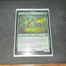 Magic: The Gathering Old Gnawbone Legendary Creature Green Mythic AFR 197 EN 20… - Image 2
