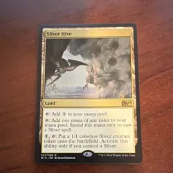 Wizards Sliver Hive Rare Land Core Set 2015 (M15) Foil Colorless English MTG - Image 1