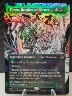 FOIL Thrun, Breaker of Silence (Borderless), Magic the Gathering - Image 1