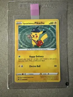 Special Delivery Pikachu SWSH074 SWSH: Sword & Shield Promo Cards Holo - Image 1