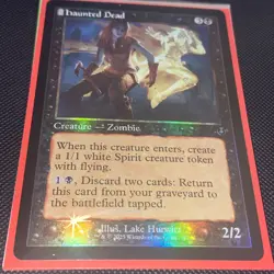 MTG - Innistrad Remastered: Haunted Dead (382) - Retro Uncommon Foil - Near Mint - Image 1