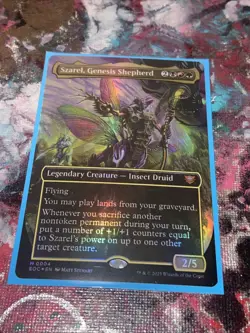 Szarel, Genesis Shepherd (Borderless) Commander: Edge of Eternities Foil - Image 1
