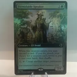 Formidable Speaker (Extended Art) Lorwyn Eclipsed Foil - Image 1