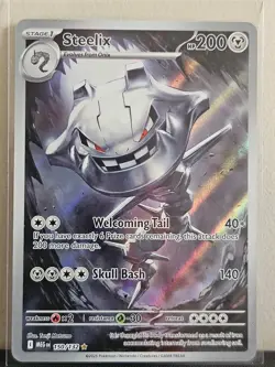 Pokemon TCG Mega Evolution Steelix Illustration Rare 150/132 - NM/M - Image 1