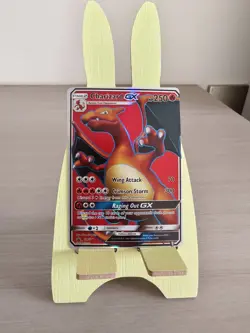 2017 PTCG Pokemon Sun/Moon Promo English Version Holo Art Charizard GX SM60 - Image 1