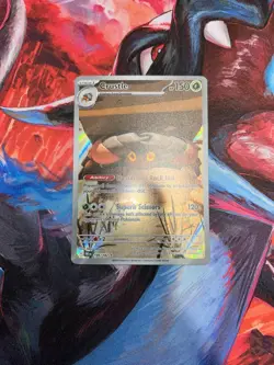 Pokemon Crustle 186/182 Destined Rivals Illustration Rare Near Mint - Image 1