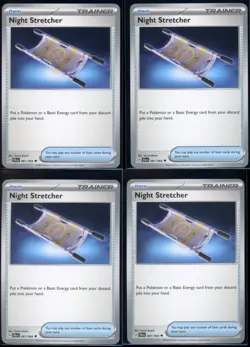 Pokemon Shrouded Fable #61 Night Stretcher Trainer Playset x4 NM (English) - Image 1