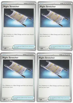 Pokemon Shrouded Fable #61 Night Stretcher Trainer Playset x4 NM (English) - Image 3