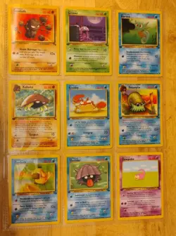 1st Edition Fossil Non Holo 34 Card Lot NM- Mint # 29-62 Vintage Pokemon Cards - Image 5
