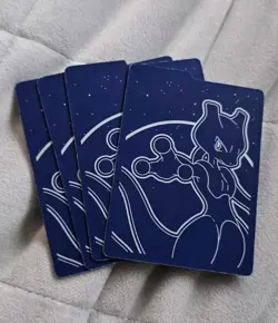4x Pokemon Go Mewtwo Cardboard Card Dividers - Pokemon TCG - Image 1
