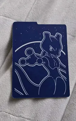 4x Pokemon Go Mewtwo Cardboard Card Dividers - Pokemon TCG - Image 2