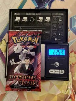 (VERY HEAVY) 22.54g Pokemon TCG Destined Rivals Booster Pack (SEALED)✅ - Image 1
