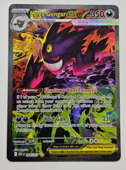 Mega Gengar ex 284/217 SIR Secret Rare Pokemon Ascended Heroes MINT Pack Fresh - Image 1