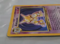 ALAKAZAM 2000 Pokemon Game Base II Holo-Rare Card #1 - Image 3
