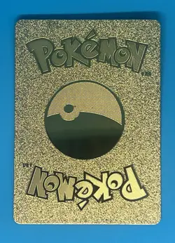 Pokemon Meowth Vmax Gold Foil Fan Art Card - Image 2