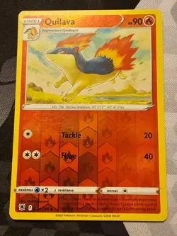 Quilava 024/189 Uncommon Reverse Holo Pokemon TCG - Image 1