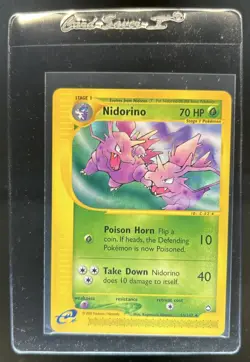2003 Pokemon Aquapolis Nidorino #55/147 - Image 1