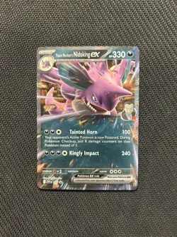 Pokemon TCG Team Rocket's Nidoking ex SVP 217! NM Condition! See Description! - Image 1