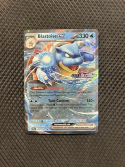 Pokemon TCG Blastoise ex 030/142 Stamped! NM Condition! See Description! - Image 1