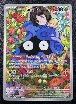 Pokemon: Erika's Tangela Illustration Rare Full Art Holo 218/217 Ascended Heroes - Image 1