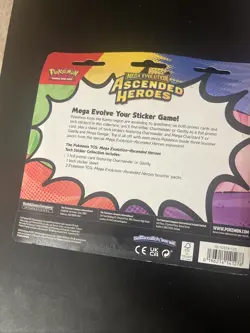 Pokemon Mega Evolution Ascended Heroes Tech Sticker Collection Charmander - Image 4