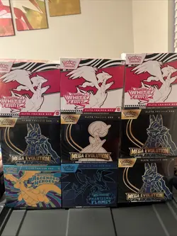Pokemon Tcg Factory Sealed Etb Lot Of 9 - Image 1